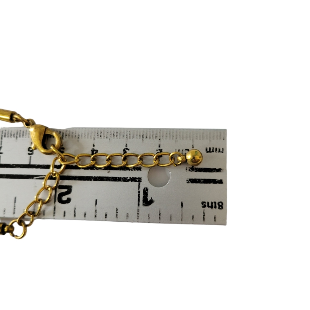 Multicolored Statement Necklace 16" - image 7